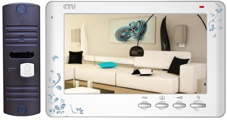Комплект видеодомофона CTV-DP1704SE+CTV-D10NG 
